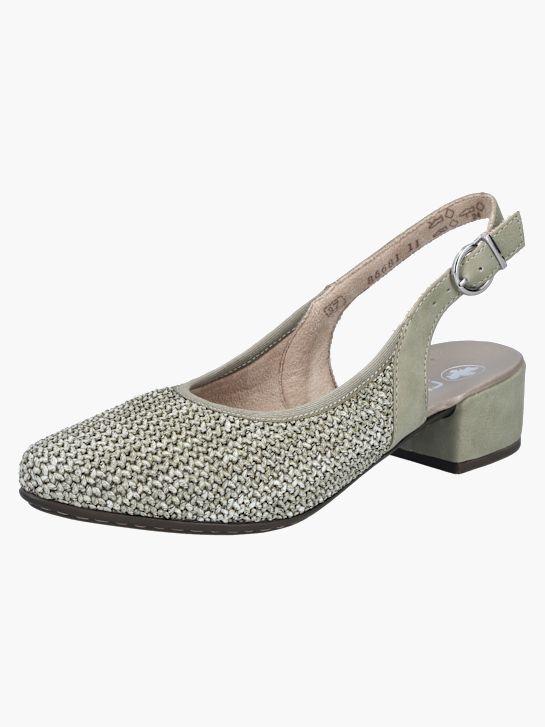 Rieker Damen Slingpumps Grün 131025 2