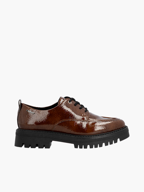 Rieker Damen Schnürschuhe Braun 137116 1