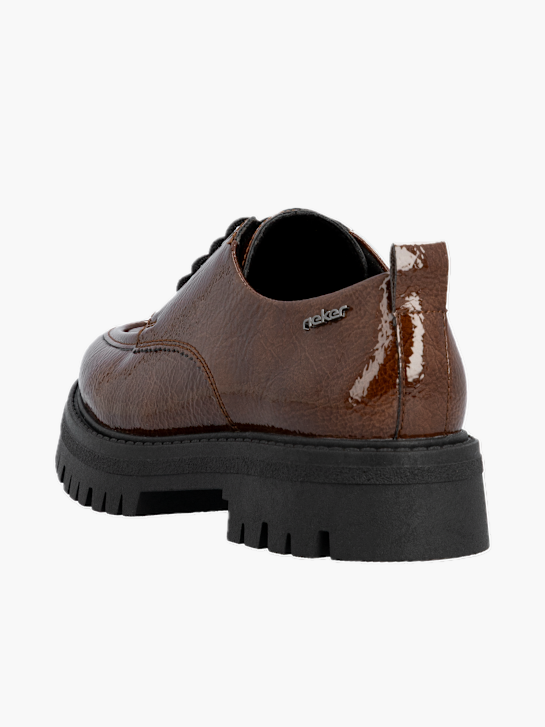 Rieker Damen Schnürschuhe Braun 137116 3