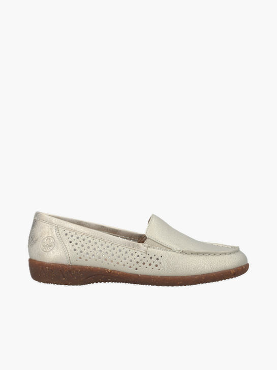 Rieker Damen Slipper Champagner 137119 1