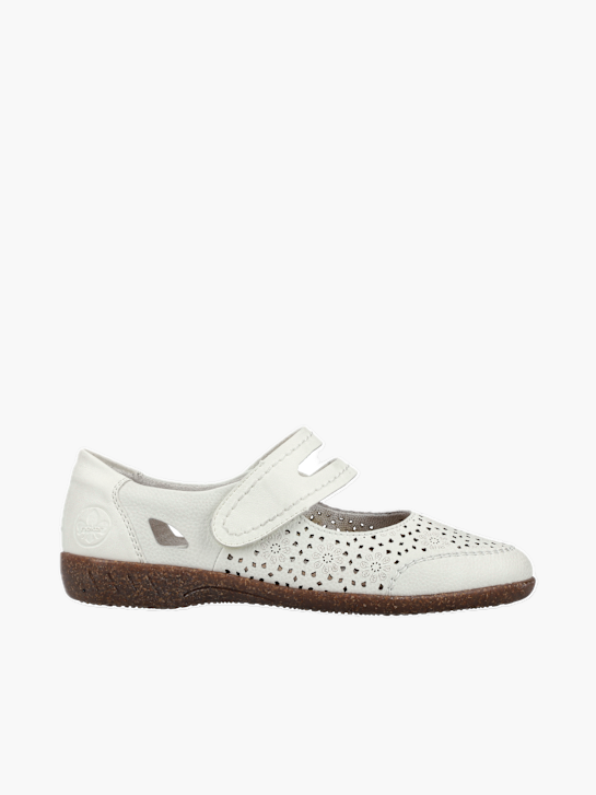 Rieker Damen Slipper Weiß 137122 1