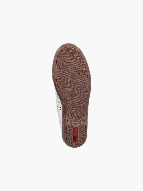 Rieker Damen Slipper Weiß 137122 4