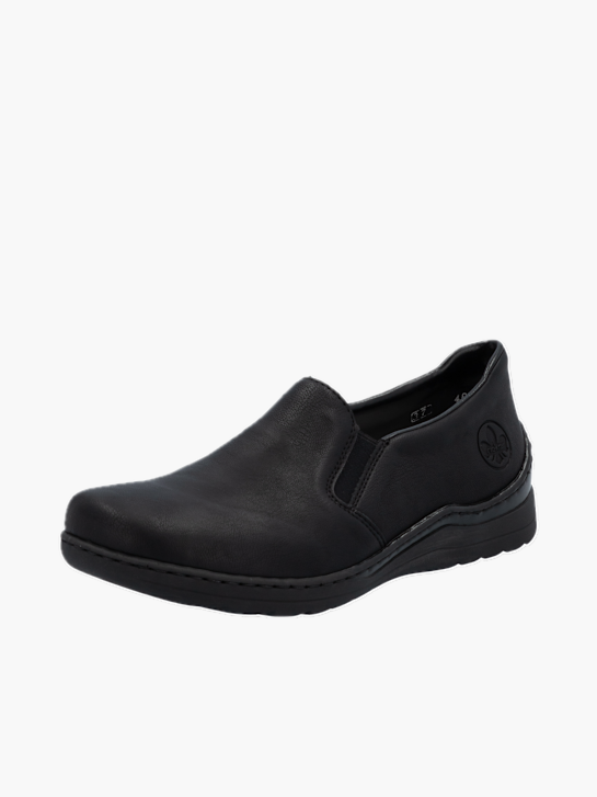 Rieker Damen Slipper Schwarz 137129 2