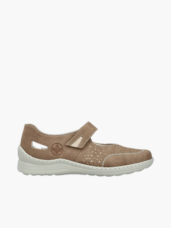 Rieker Damen Slipper Beige 137132 1