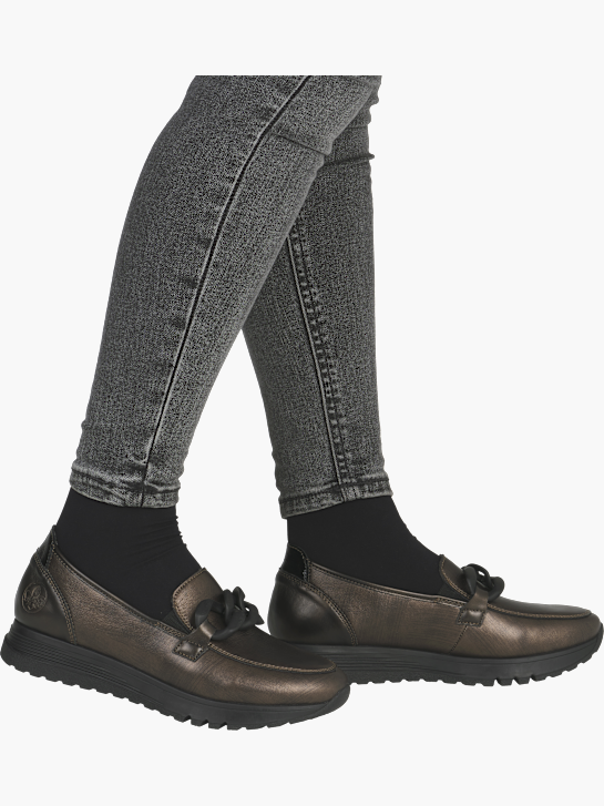 Rieker Damen Loafer Braun 143597 4