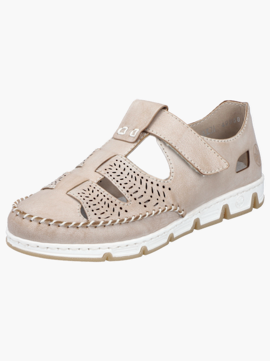 Rieker Damen Slipper Beige 137139 2