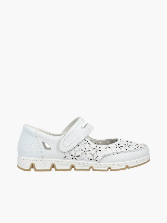 Rieker Damen Ballerinas Weiß 137140 1