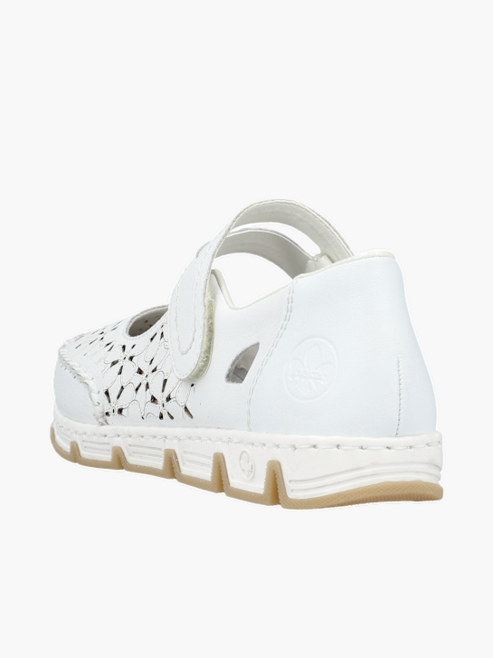Rieker Damen Ballerinas Weiß 137140 3