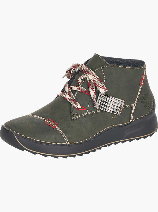 Rieker Damen Schnürstiefel Grün 143601 1
