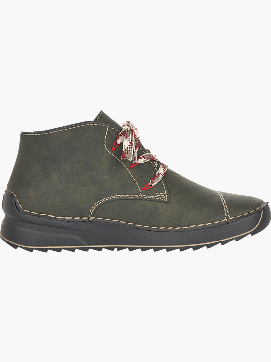 Rieker Damen Schnürstiefel Grün 143601 2