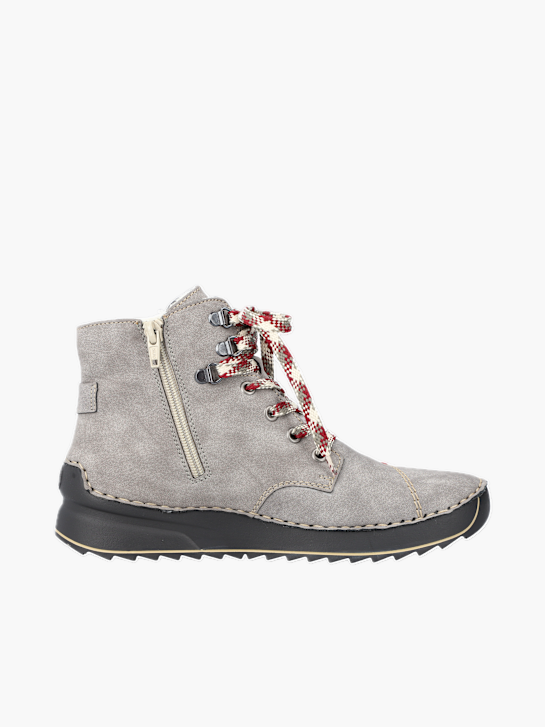 Rieker Damen Schnürstiefel Grau 137143 2