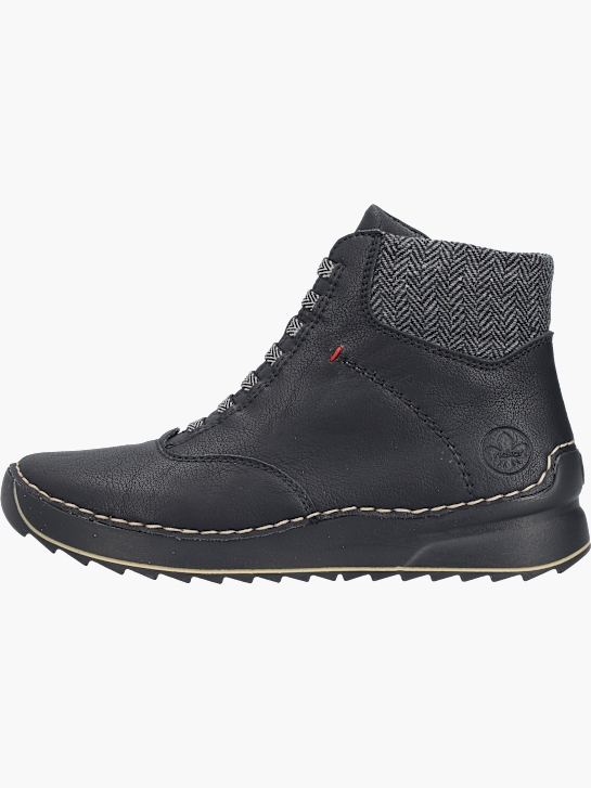 Rieker Damen Schnürstiefel Schwarz 143603 3