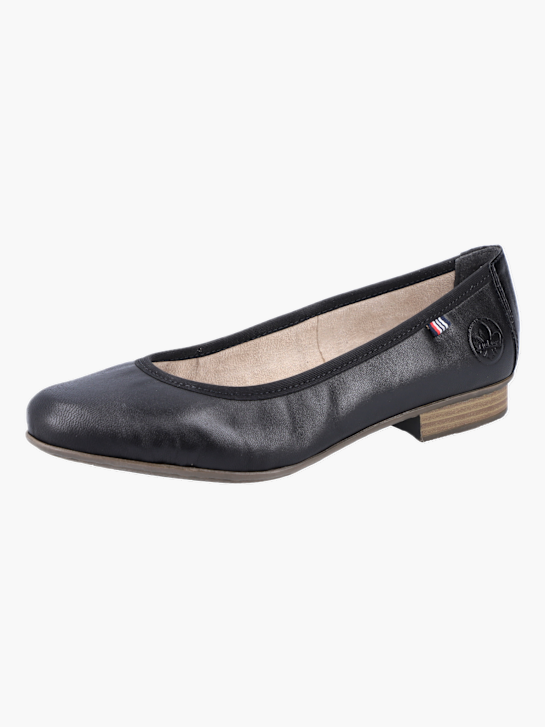 Rieker Damen Ballerinas Schwarz 137151 2