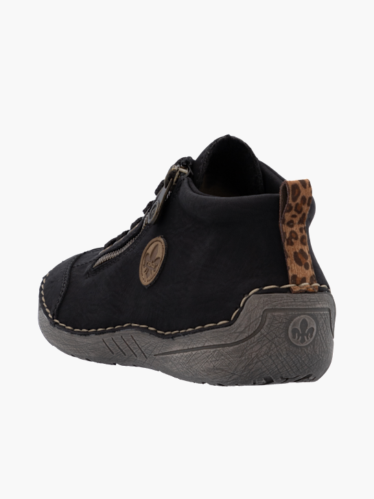 Rieker Damen Schnürstiefel Schwarz 137154 3