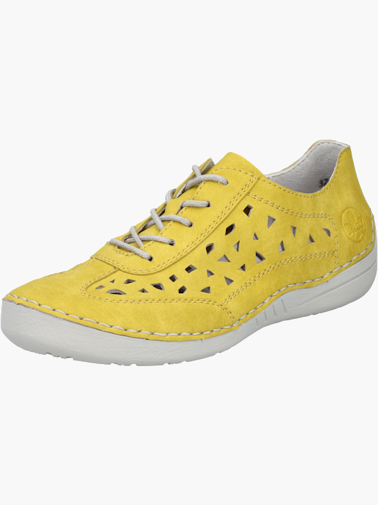 Rieker Damen Schnürschuhe Gelb 143606 2