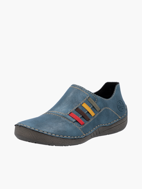 Rieker Damen Slipper Blau 137162 2