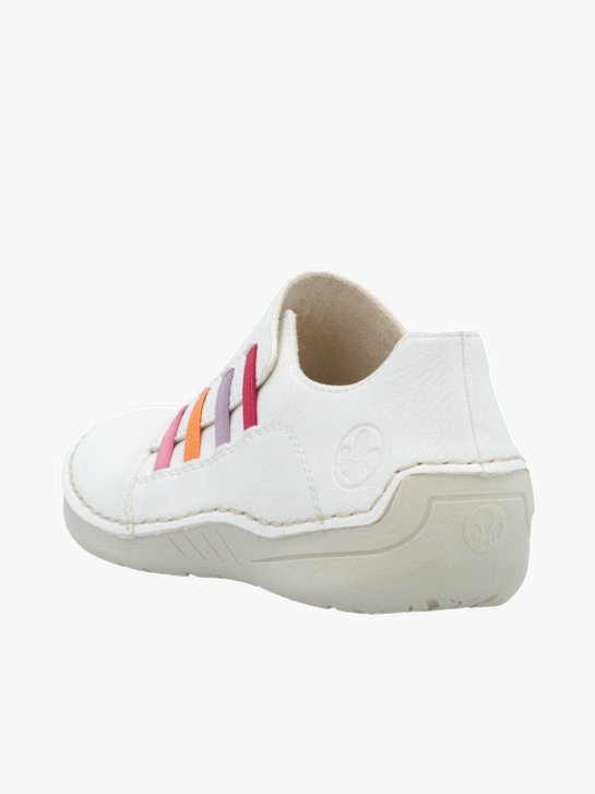 Rieker Damen Slipper Weiß 137163 3