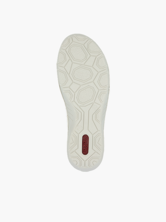 Rieker Damen Slipper Weiß 137163 4