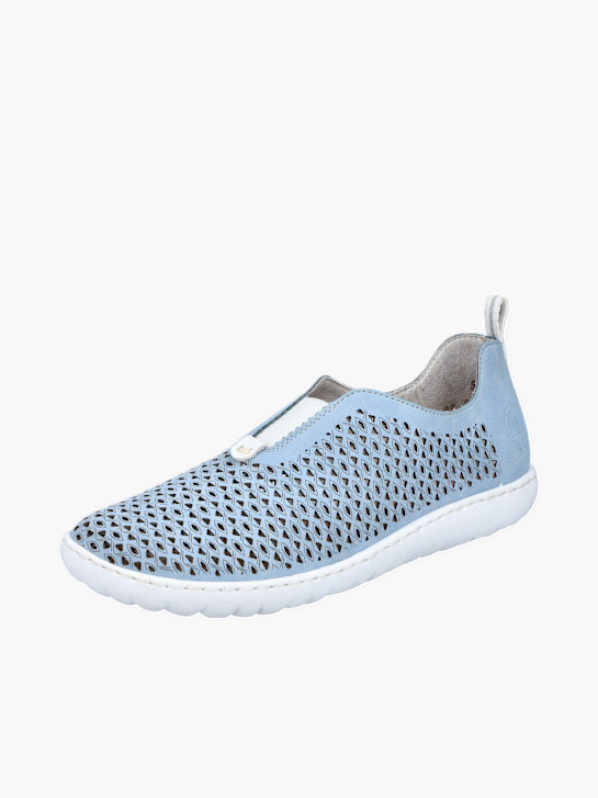 Rieker Damen Slipper Blau 137172 2