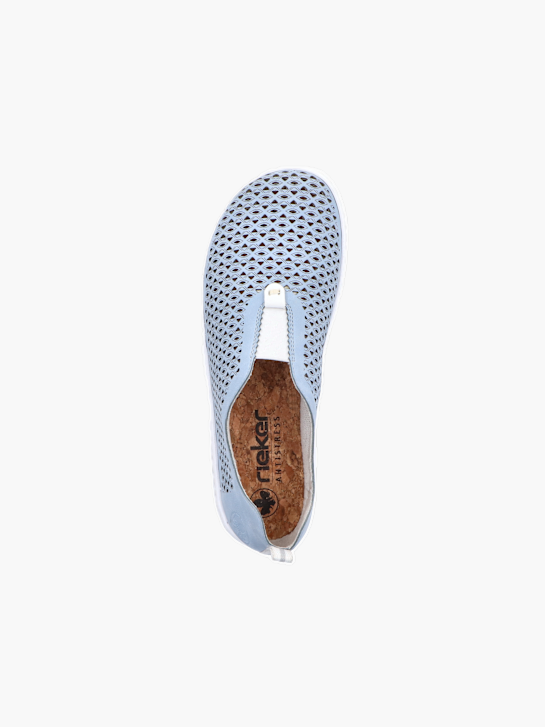 Rieker Damen Slipper Blau 137172 4