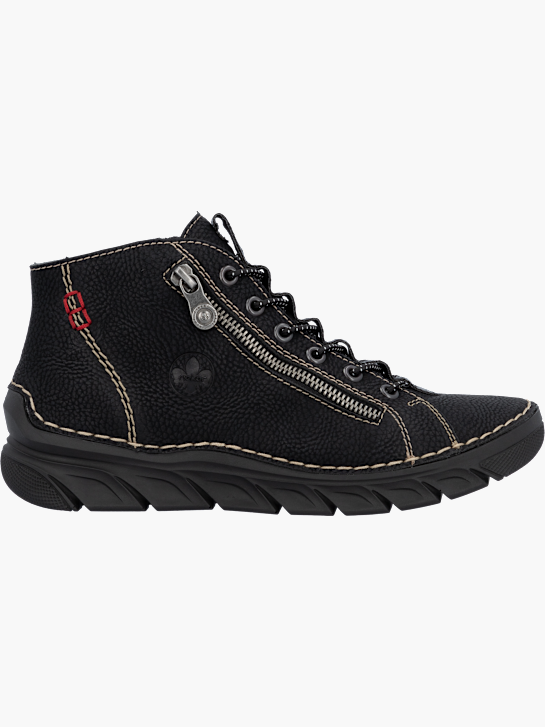 Rieker Damen Schnürstiefel Schwarz 143625 1