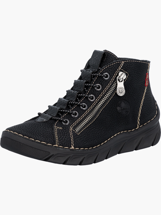 Rieker Damen Schnürstiefel Schwarz 143625 2