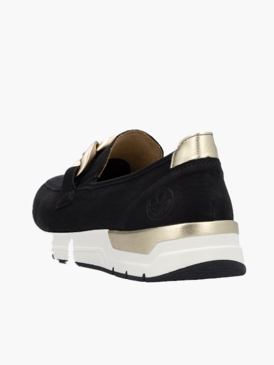 Rieker Damen Loafer Schwarz 137192 3