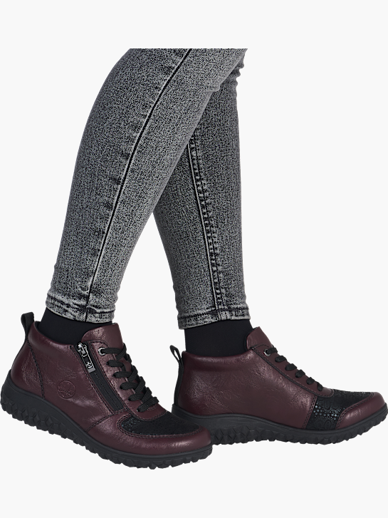 Rieker Damen Kurzstiefel Rot 143632 4