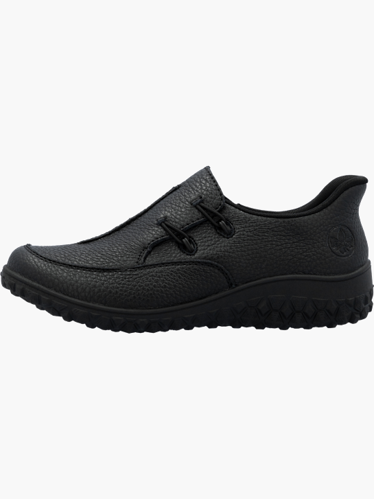 Rieker Damen Slipper Schwarz 143635 2