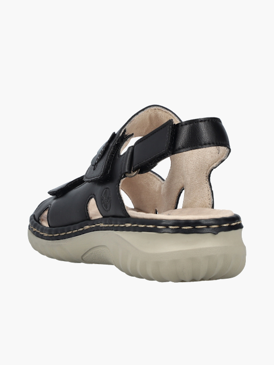 Rieker Damen Riemchensandalen Schwarz 137206 3