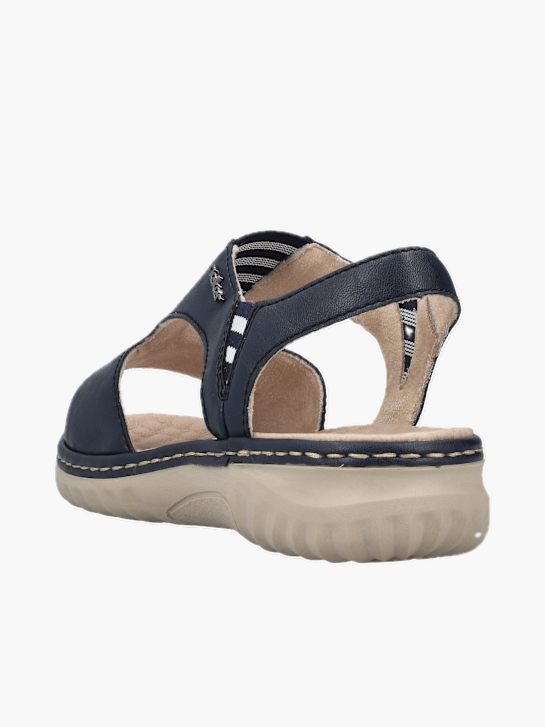 Rieker Damen Riemchensandalen Blau 137208 3