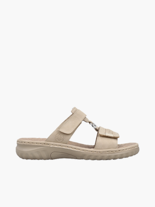 Rieker Damen Pantoletten Beige 137210 1