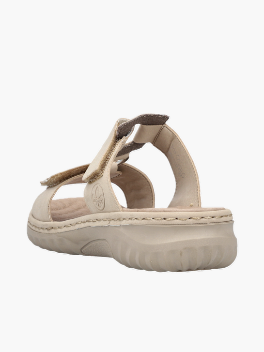 Rieker Damen Pantoletten Beige 137210 3