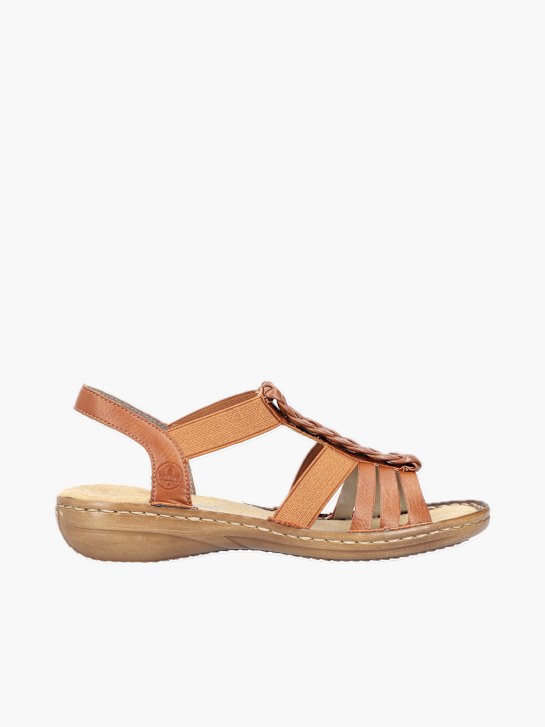 Rieker Damen Riemchensandalen Braun 137221 1