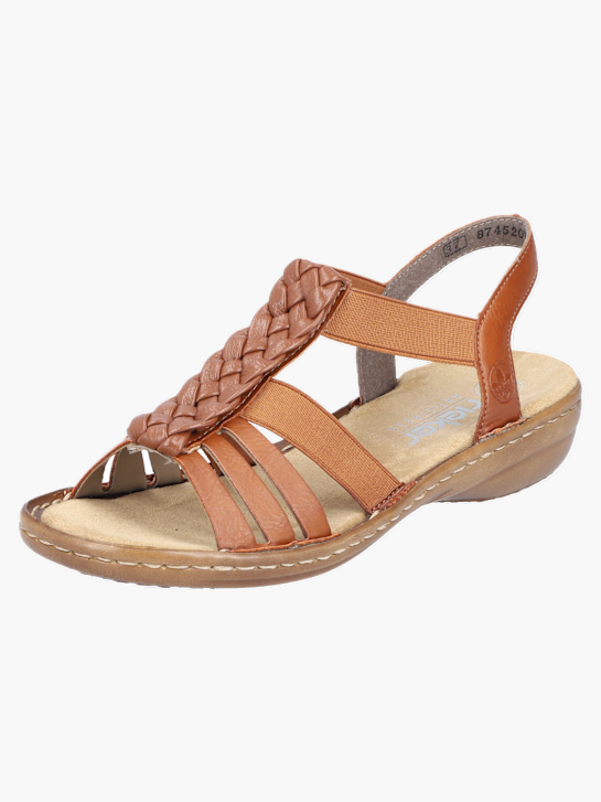 Rieker Damen Riemchensandalen Braun 137221 2