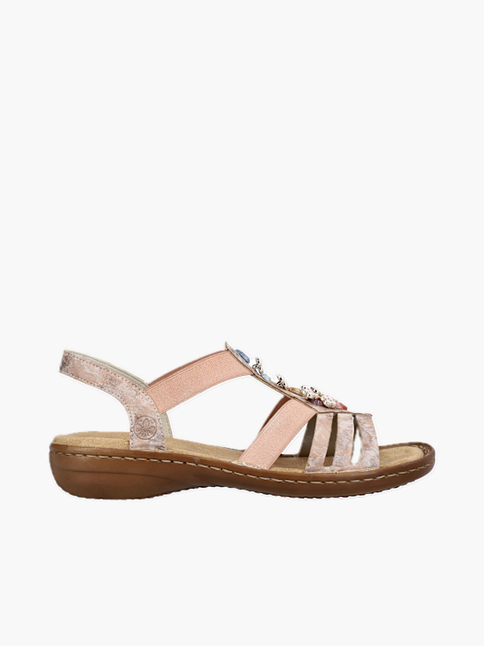 Rieker Damen Riemchensandalen Rosa 137225 1
