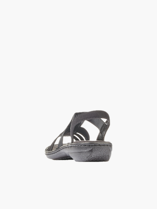Rieker Damen Riemchensandalen Schwarz 137228 2