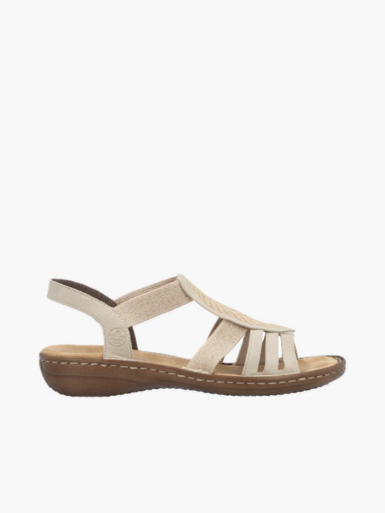 Rieker Damen Riemchensandalen Beige 131124 1
