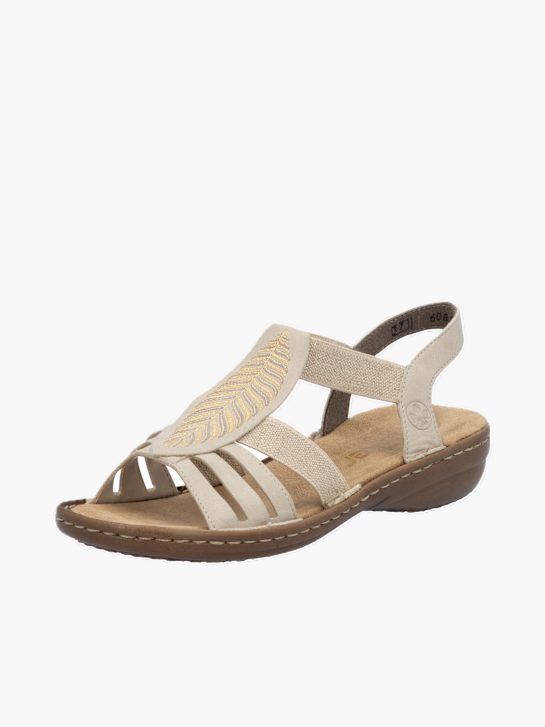 Rieker Damen Riemchensandalen Beige 131124 2