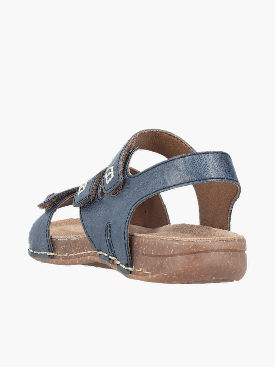 Rieker Damen Riemchensandalen Blau 137239 3