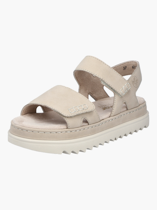 Rieker Damen Riemchensandalen Beige 131155 2