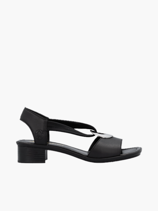 Rieker Damen Riemchensandaletten Schwarz 131164 1