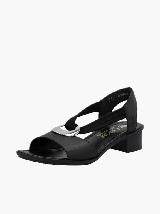 Rieker Damen Riemchensandaletten Schwarz 131164 2