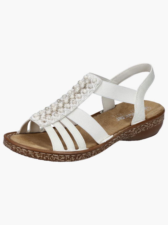 Rieker Damen Riemchensandalen Beige 131177 2