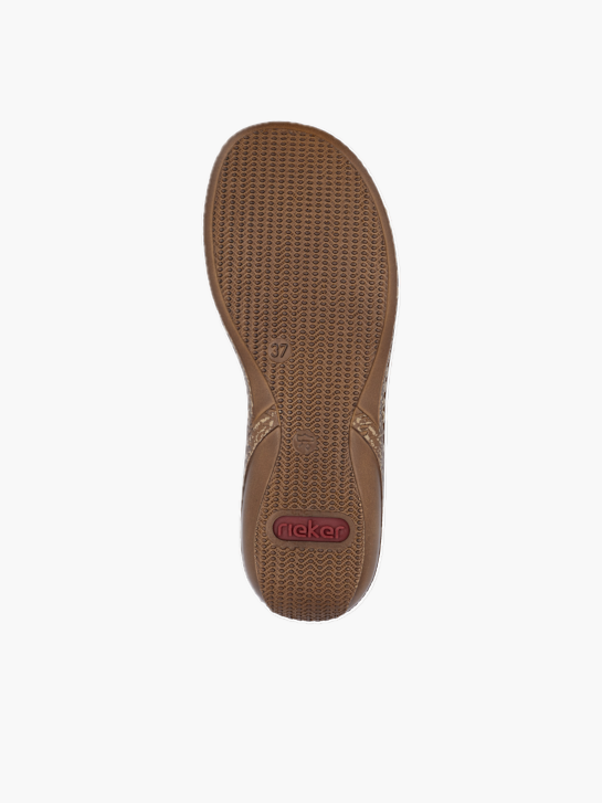 Rieker Damen Pantoletten Blau 137262 4