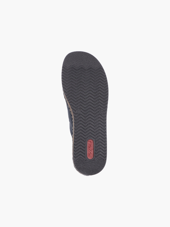 Rieker Damen Pantoletten Blau 137270 4