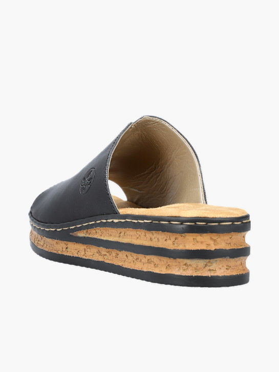 Rieker Damen Pantoletten Schwarz 137268 3