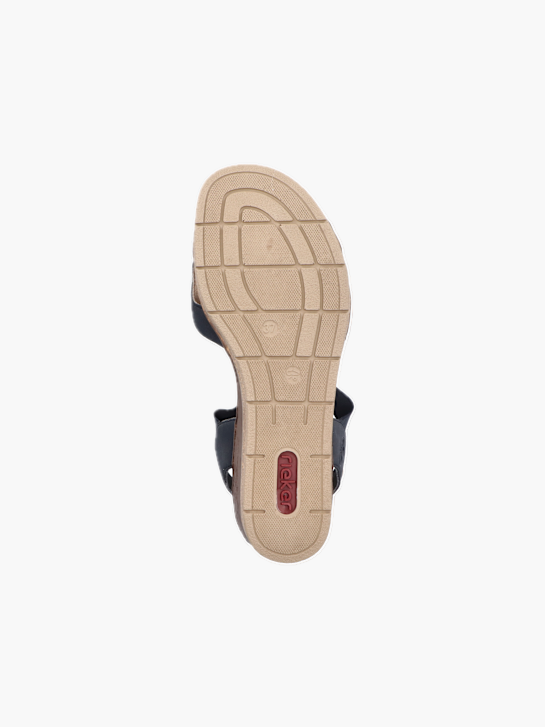 Rieker Damen Keilsandaletten Blau 137291 4