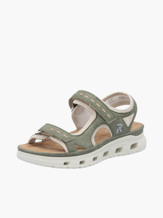 Rieker Damen Trekkingsandalen Grün 137296 2