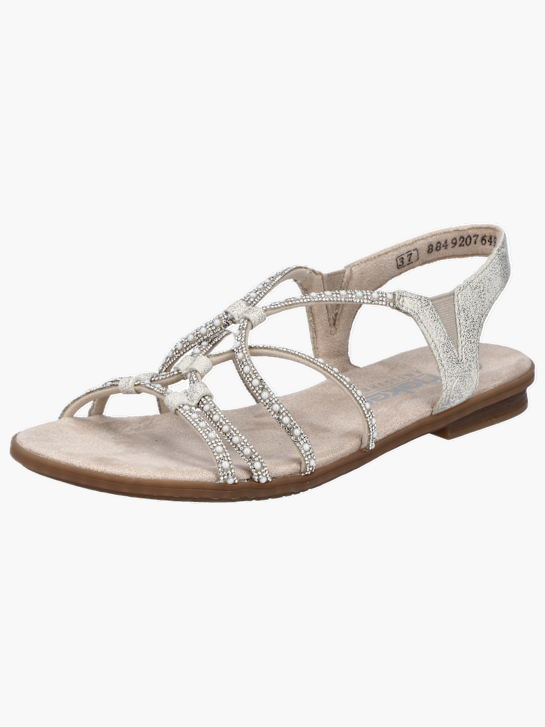 Rieker Damen Riemchensandalen Beige 137300 2